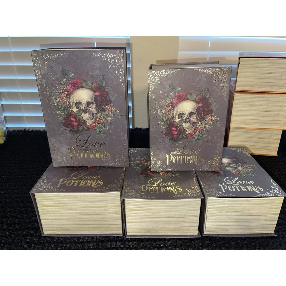 Halloween Storage Gift Boxes Faux Books Decor Witches Spells Potions‎ 2005